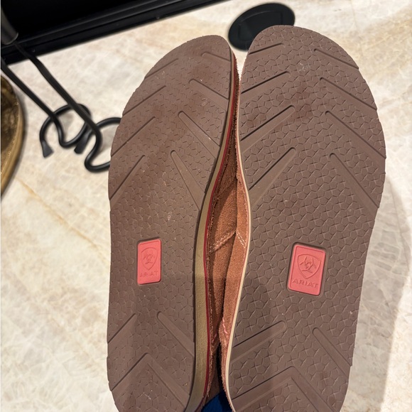 Ariat Cruiser Slip On Shoes Brown Suede Serape Stripe Loafer Size 9B - Picture 6 of 7